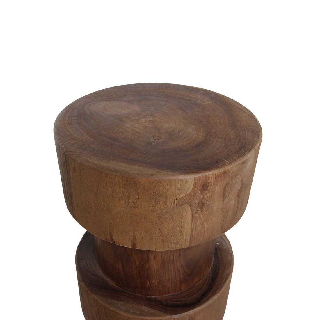 Raw Materials Forma Barhocker aus Teakholz Totoma natur