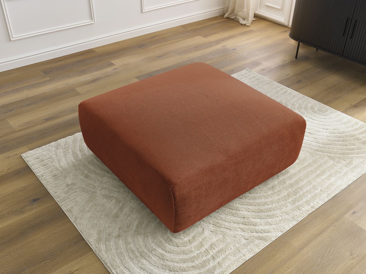 Bobochic Lucien Pouf Stoff Orange
