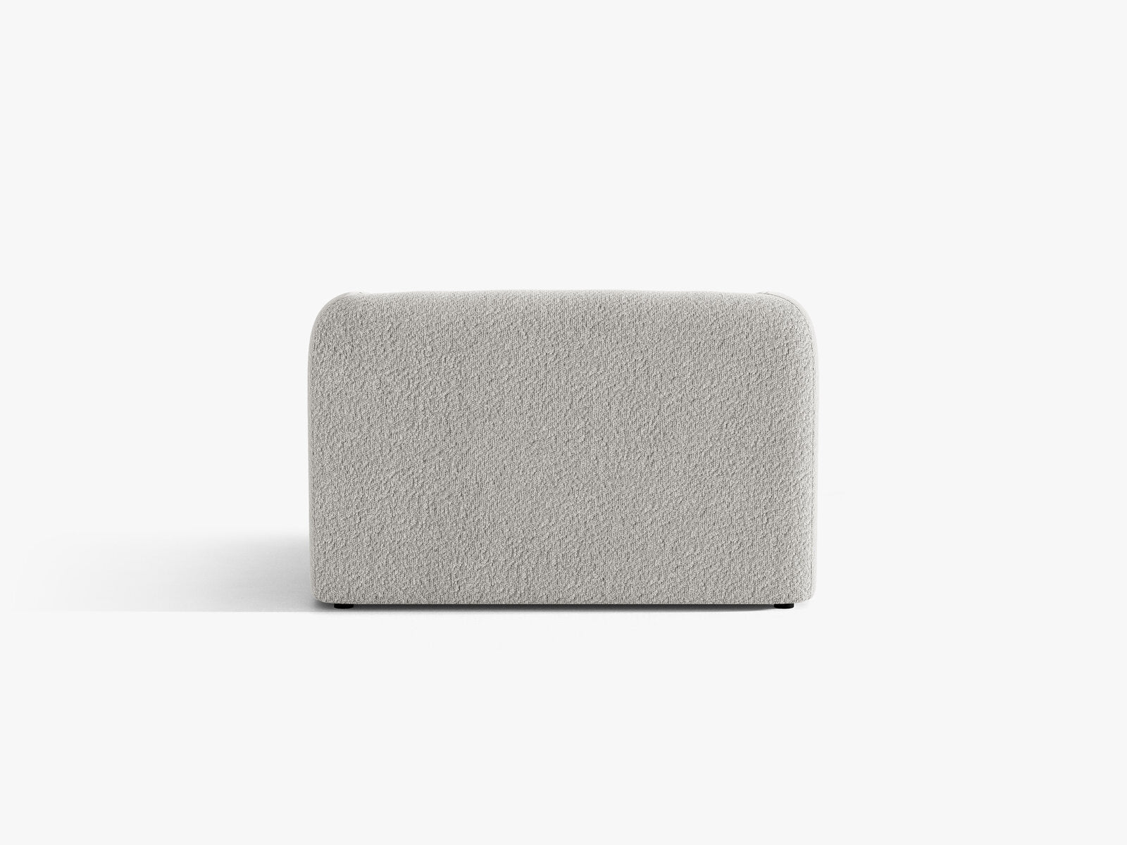 Micadoni Sessel Miley 1-Sitzer Boucle Baloo Hellgrau