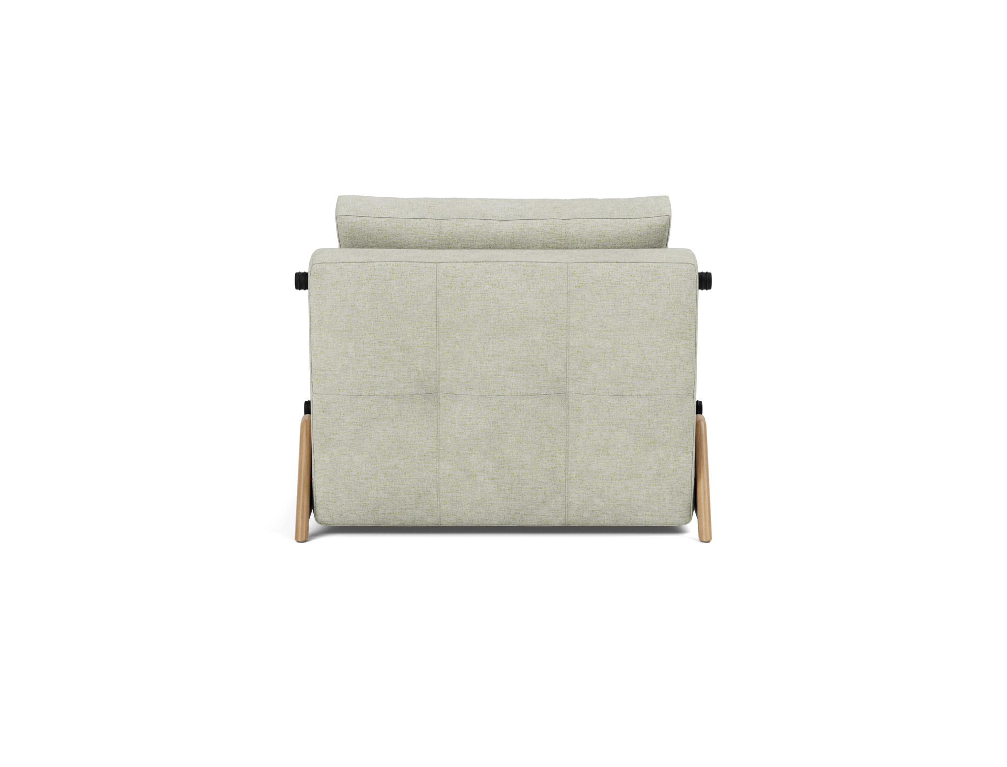 Schlafsessel Cubed 90 Flachgewebe Avella 280-Sand Beine Eiche