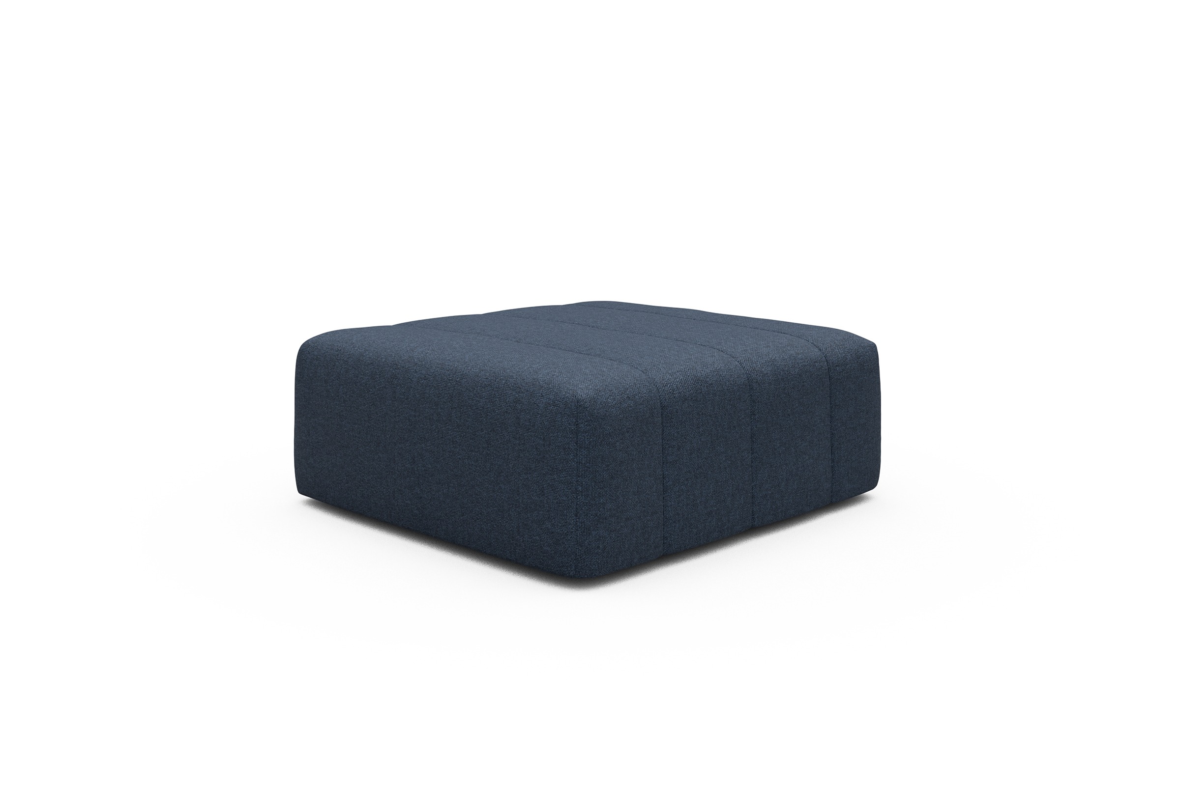 Sitzhocker Hugo Ottomane Sama-Deep-Blue