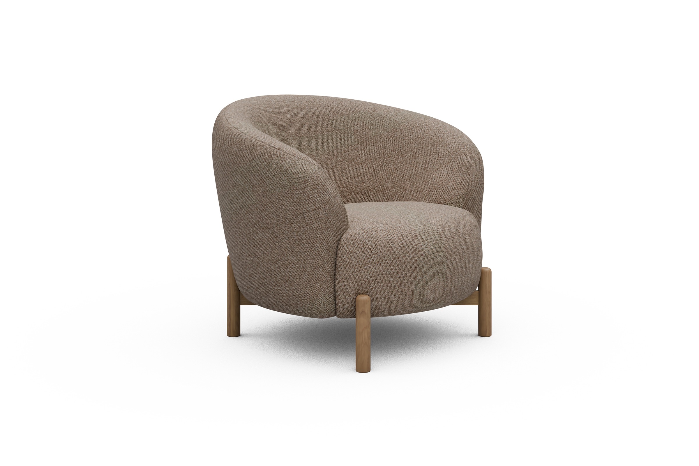 Sessel Ronda Holzbeine Eiche Natur Sama-Antelope
