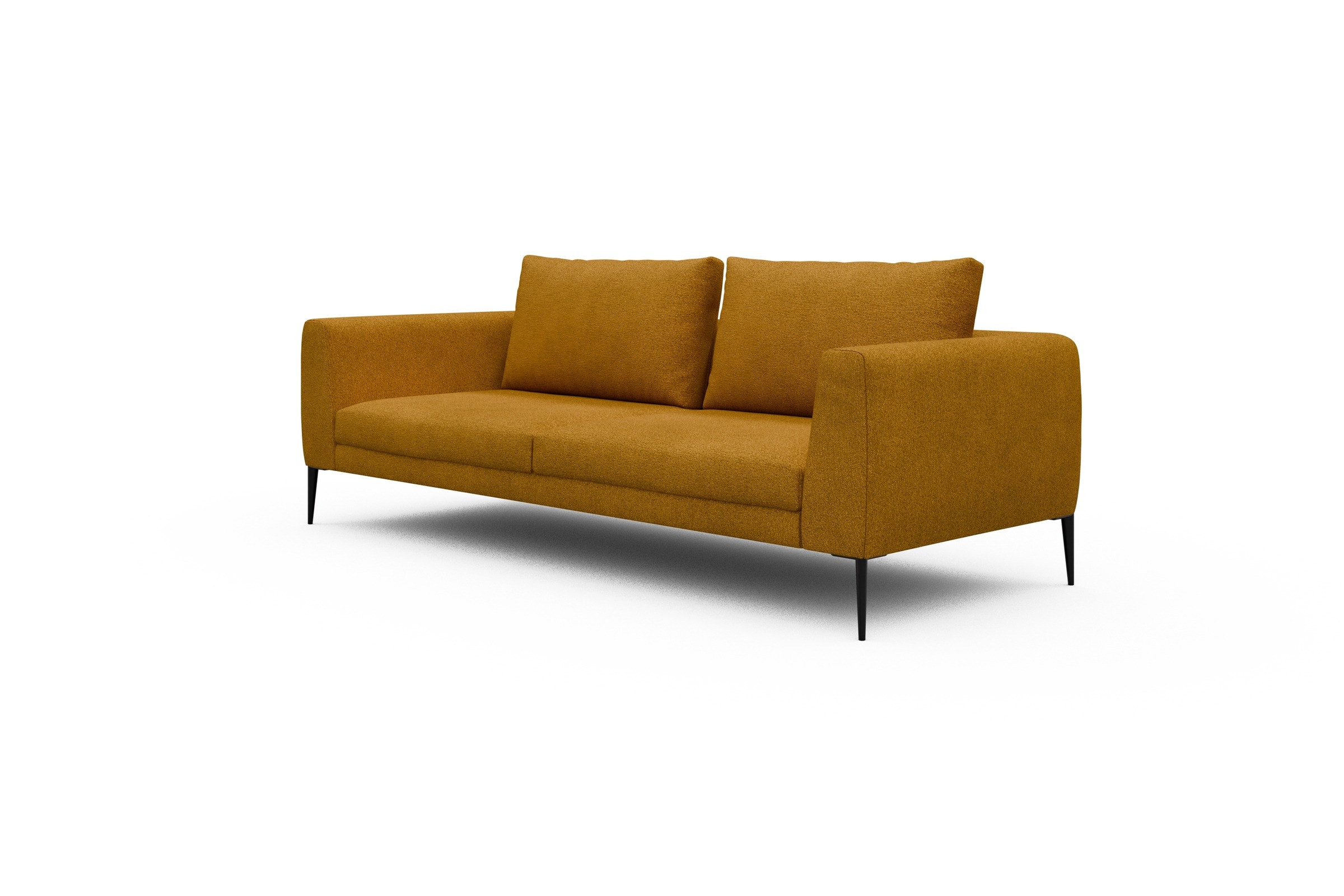 Sofa Paul 3-Sitzer Boucle-Ochre