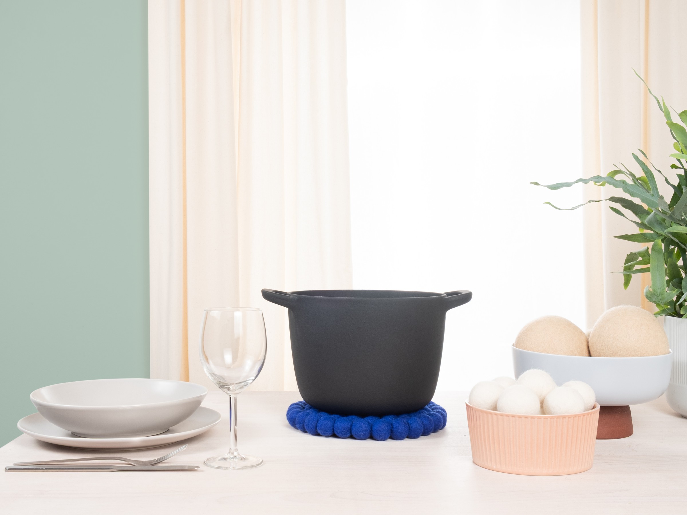 myfelt Isa Topfuntersetzer Royalblau Ø 20 cm