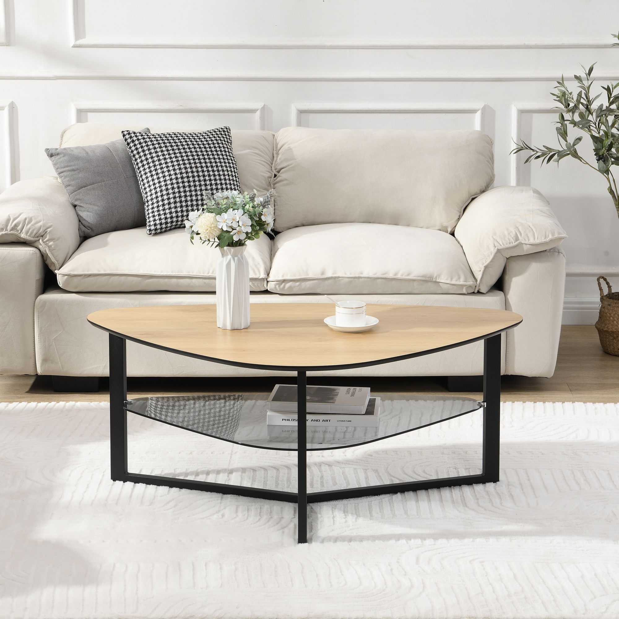 Couchtisch Mosvik Braun 110 × 65 × 45 cm