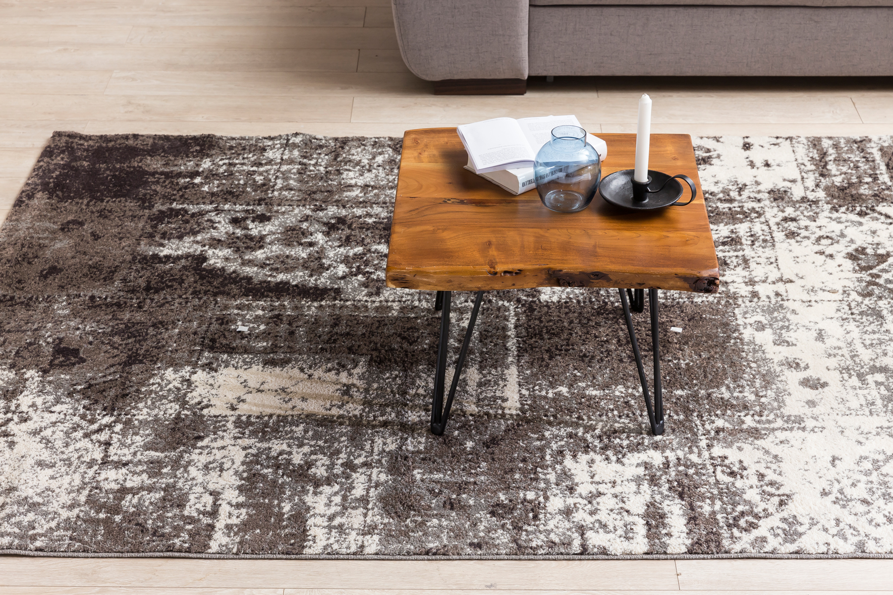Couchtisch Ingaro Sheesham Massivholz 56 × 51 × 38 cm