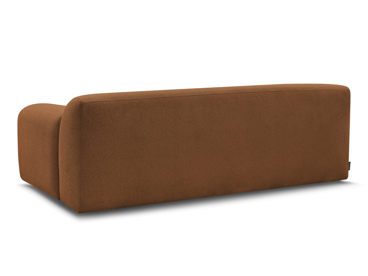 Bobochic Melisse Sofa 3-Sitzer Melange-Stoff Orange