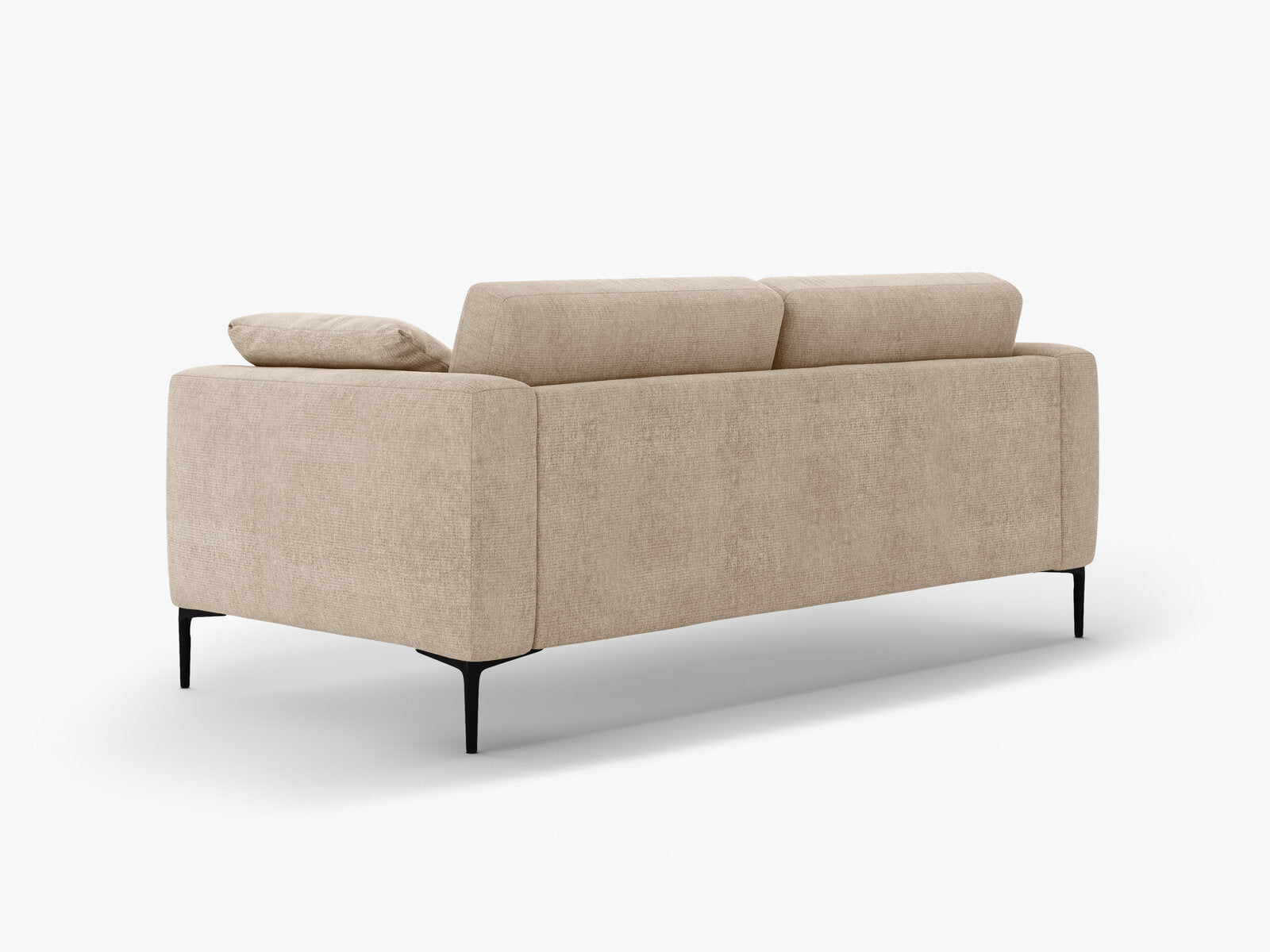 Micadoni Sofa Bemy 3-Sitzer Strukturierter Stoff Sand
