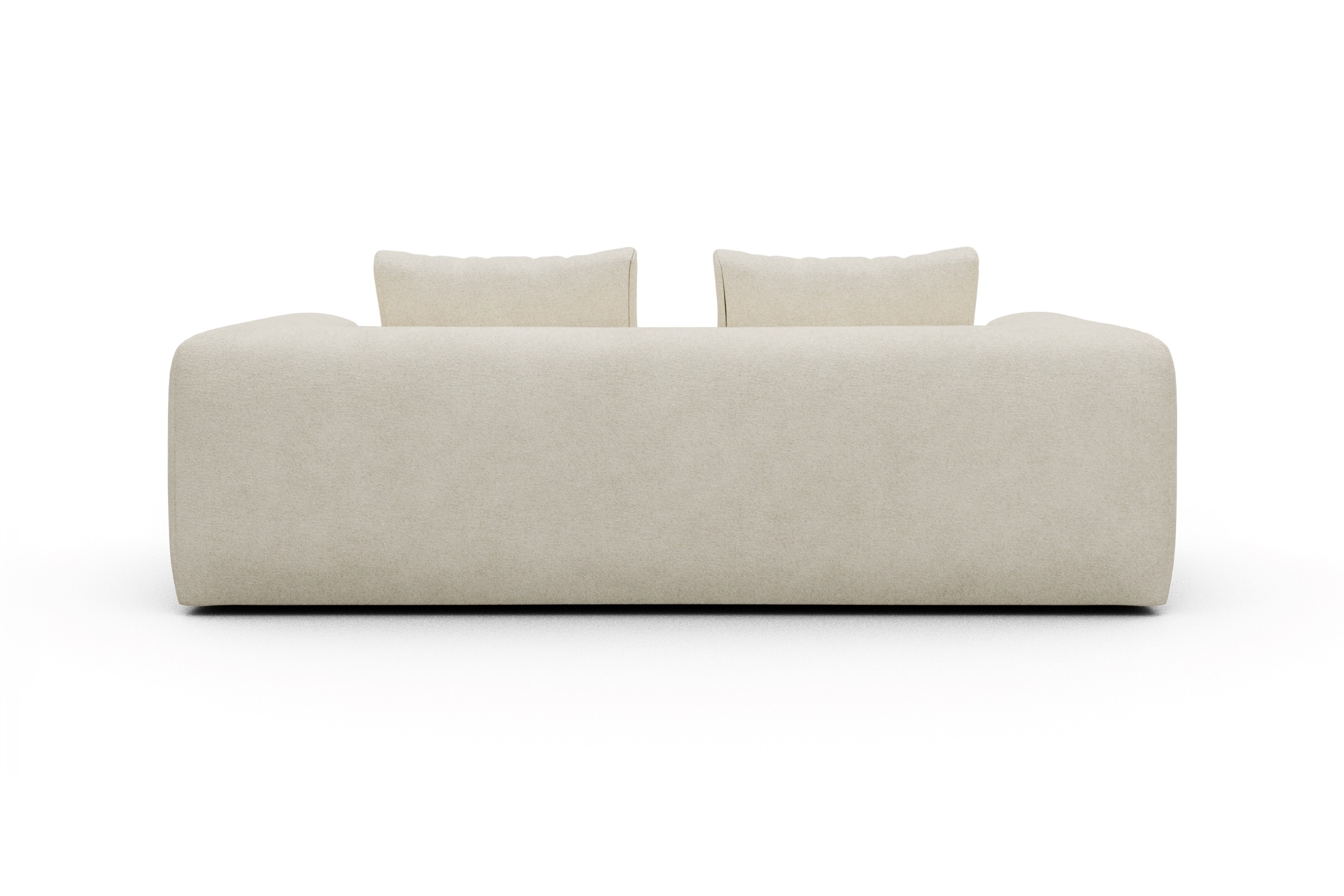Sofa Fred 3-Sitzer Boucle-Off-White