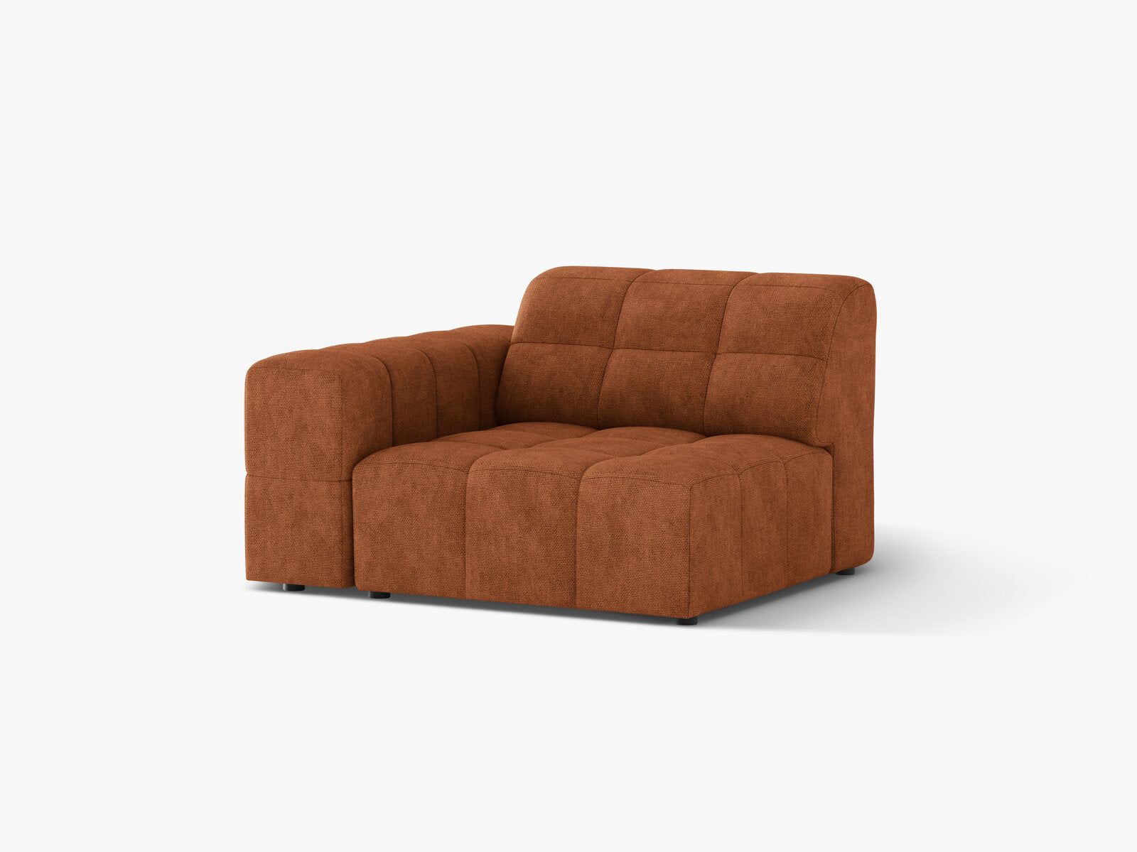 Micadoni Jennifer Sofamodul Links Chenille Eden Ziegel