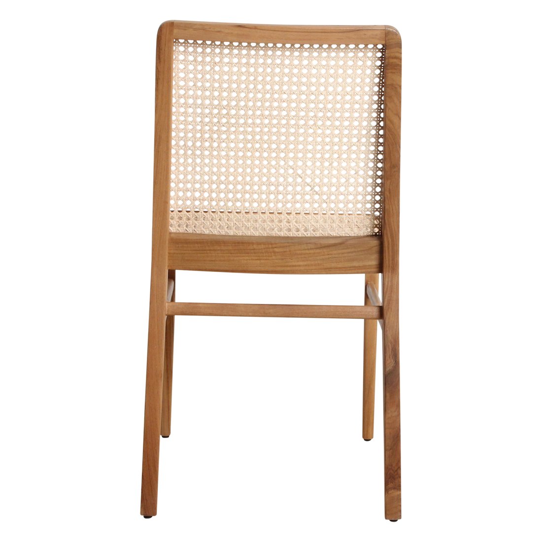 Raw Materials Esszimmerstuhl Nova Teak/Rattan Armlehnen