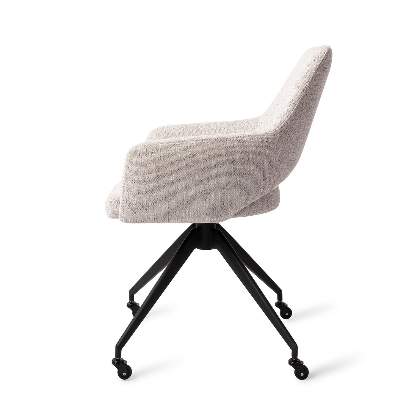 Jesper Home Esszimmerstuhl Yanai Pigeon Glide Schwarz