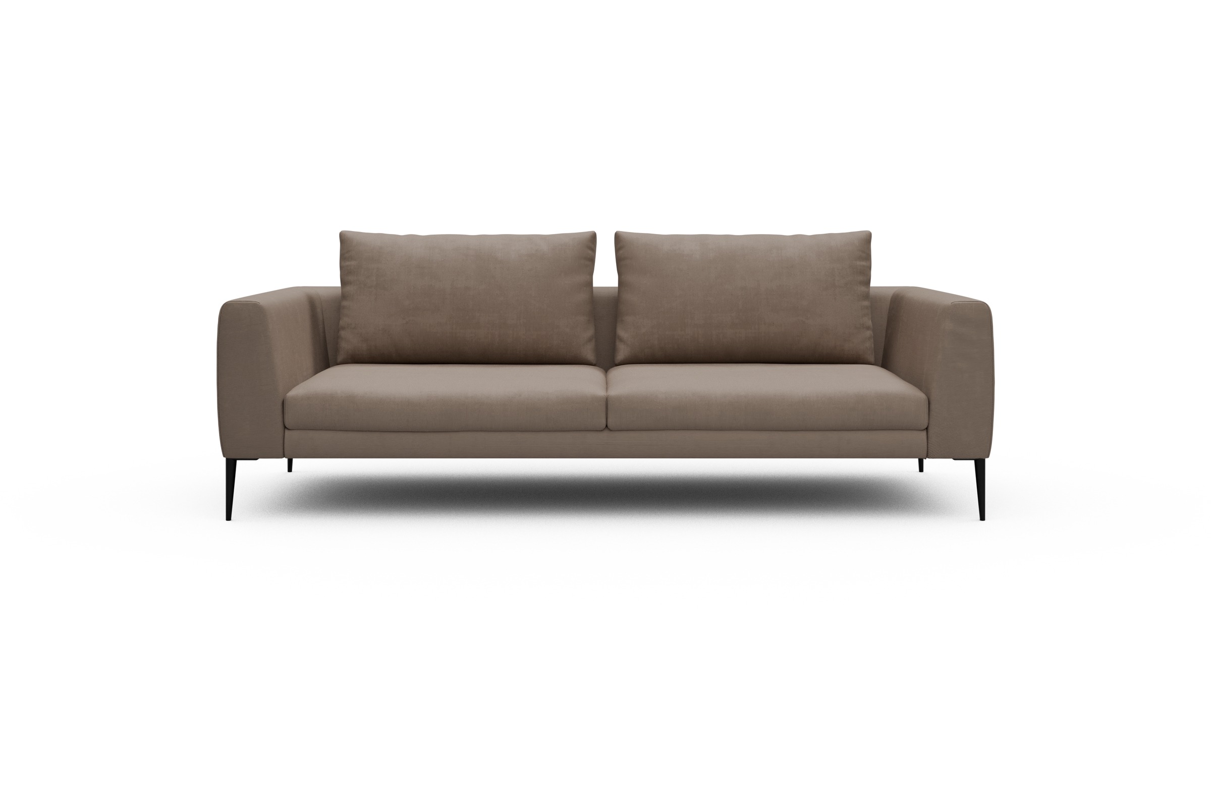 Skandi Home Sofa Paul 3-Sitzer Cordufine-Biege moebelfaktor