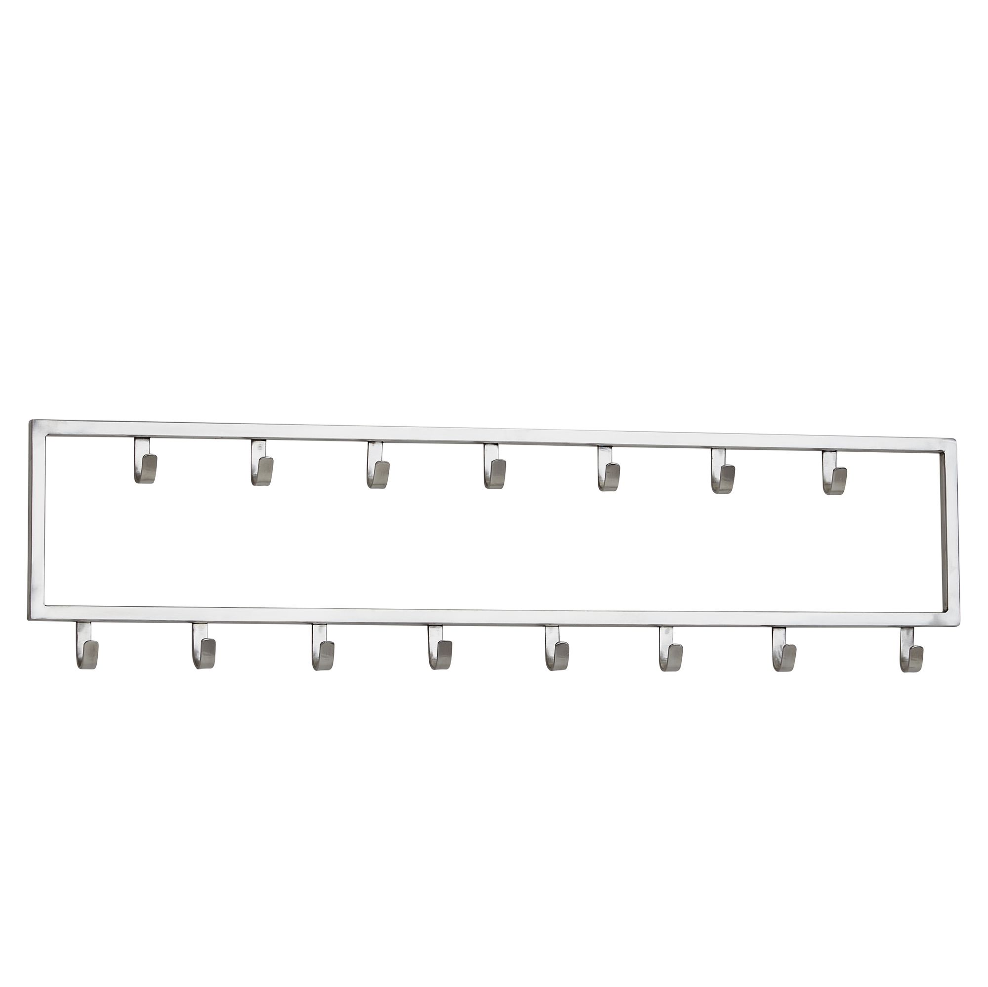 Wandgarderobe Freysnes Metall Silber 80 × 4 × 20 cm