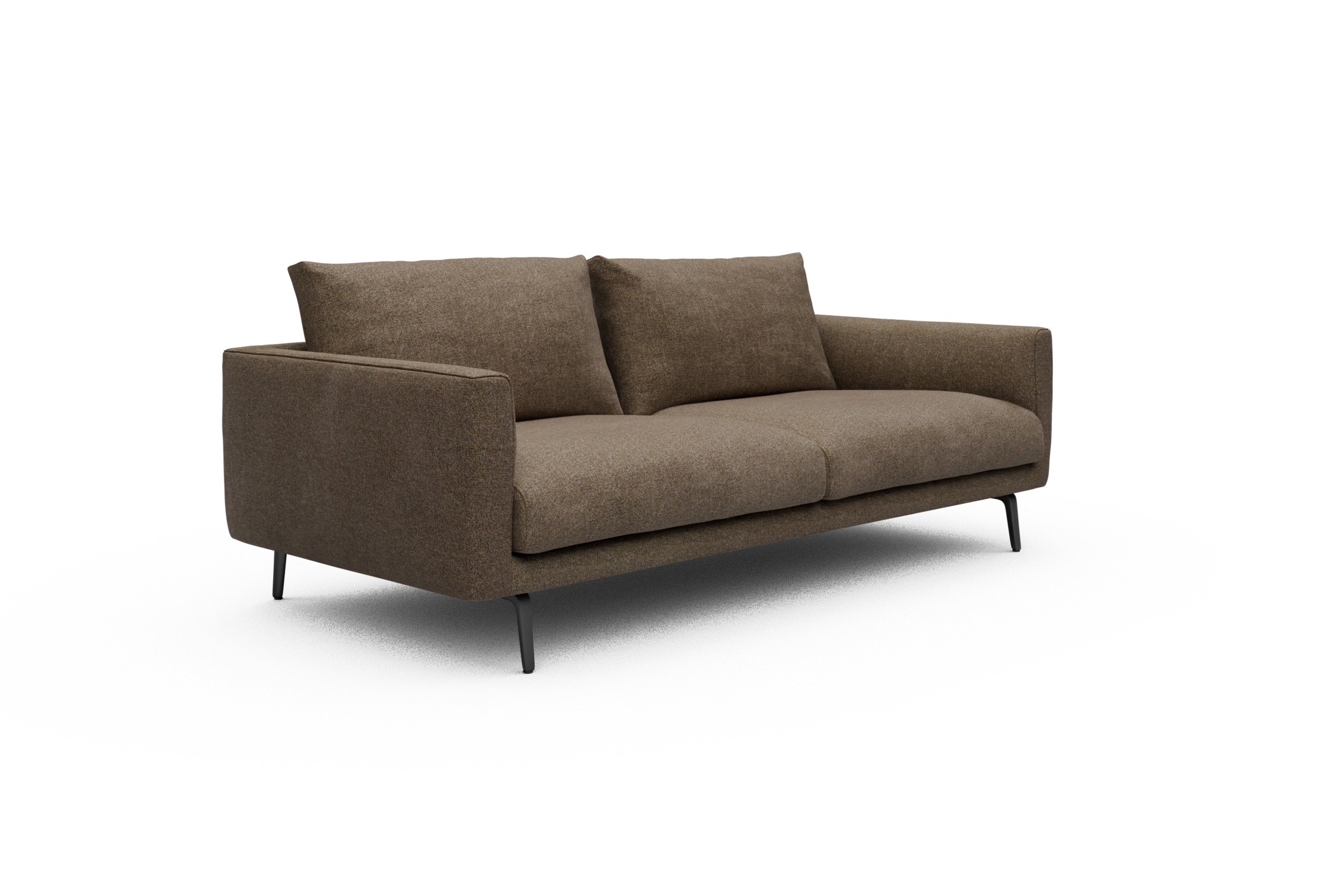 Sofa Karl 3-Sitzer Aivi-Khaki-Brown