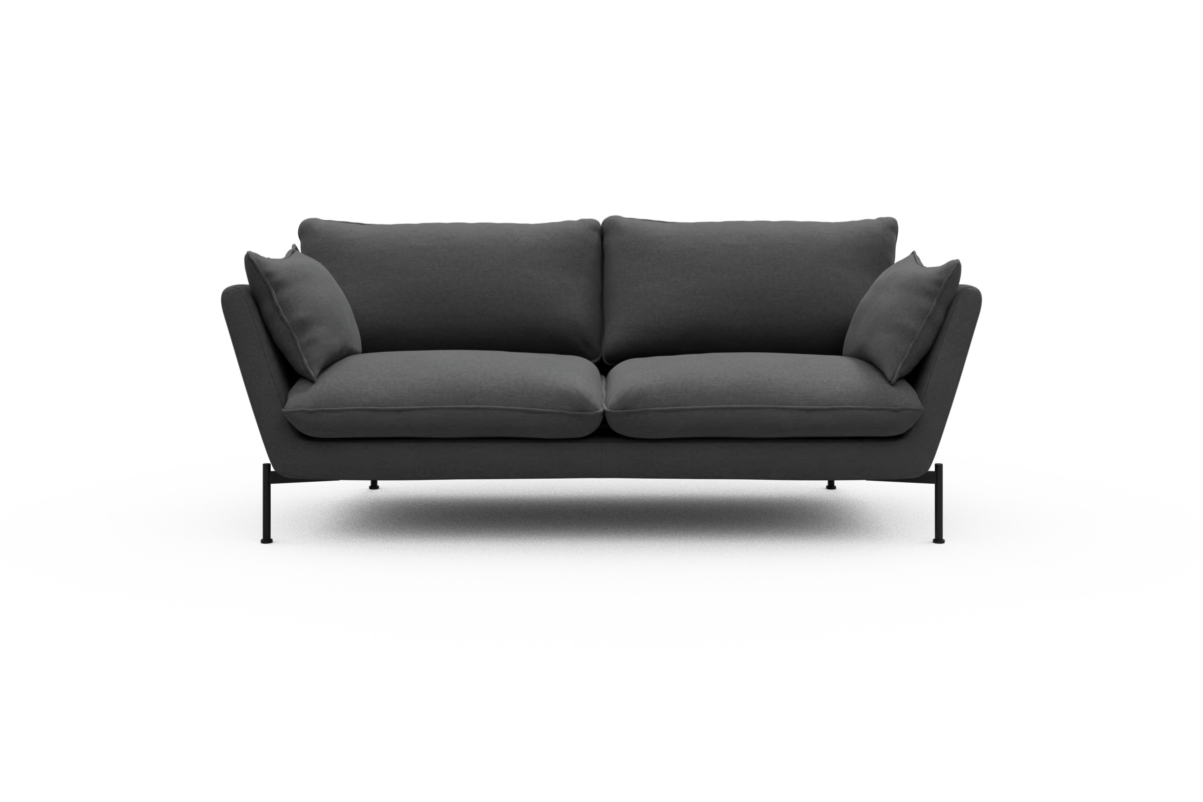 Skandi Home Sofa Anton 2-Sitzer Satya-Zinc moebelfaktor