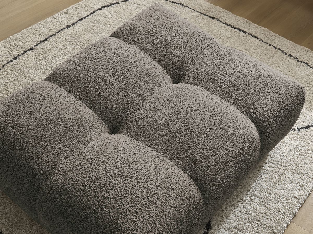 Bobochic Anakin Pouf Bouclé-Stoff Braun