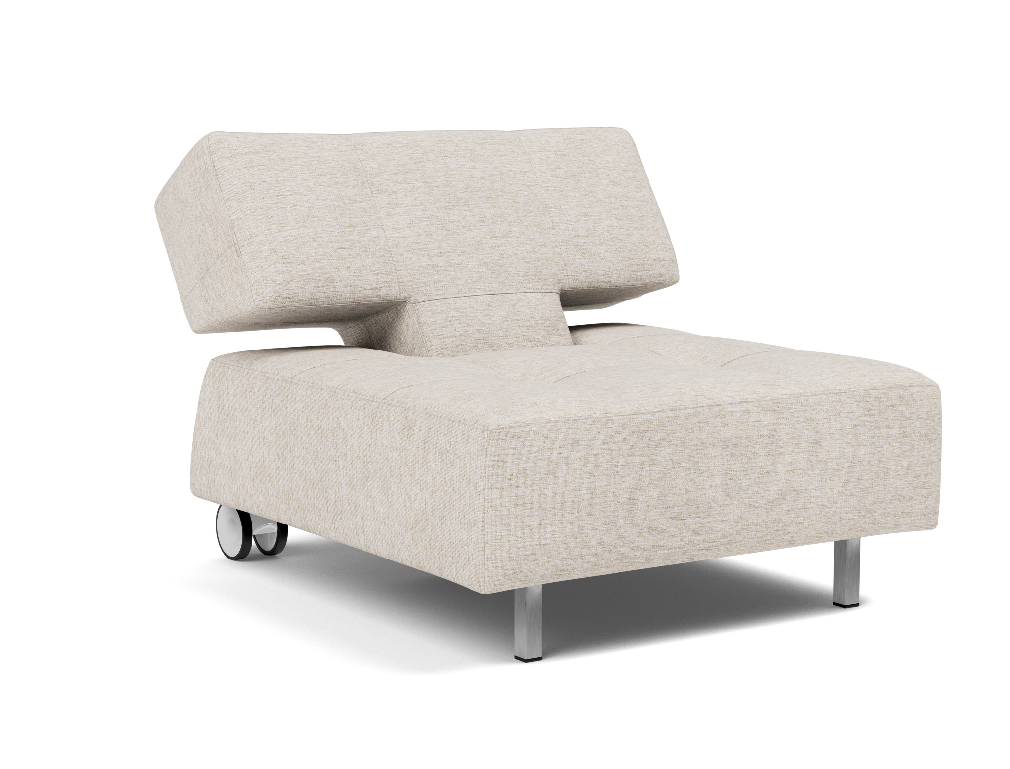 Sessel Long Horn D.E.L. Chenille Yuveno 470-Natural
