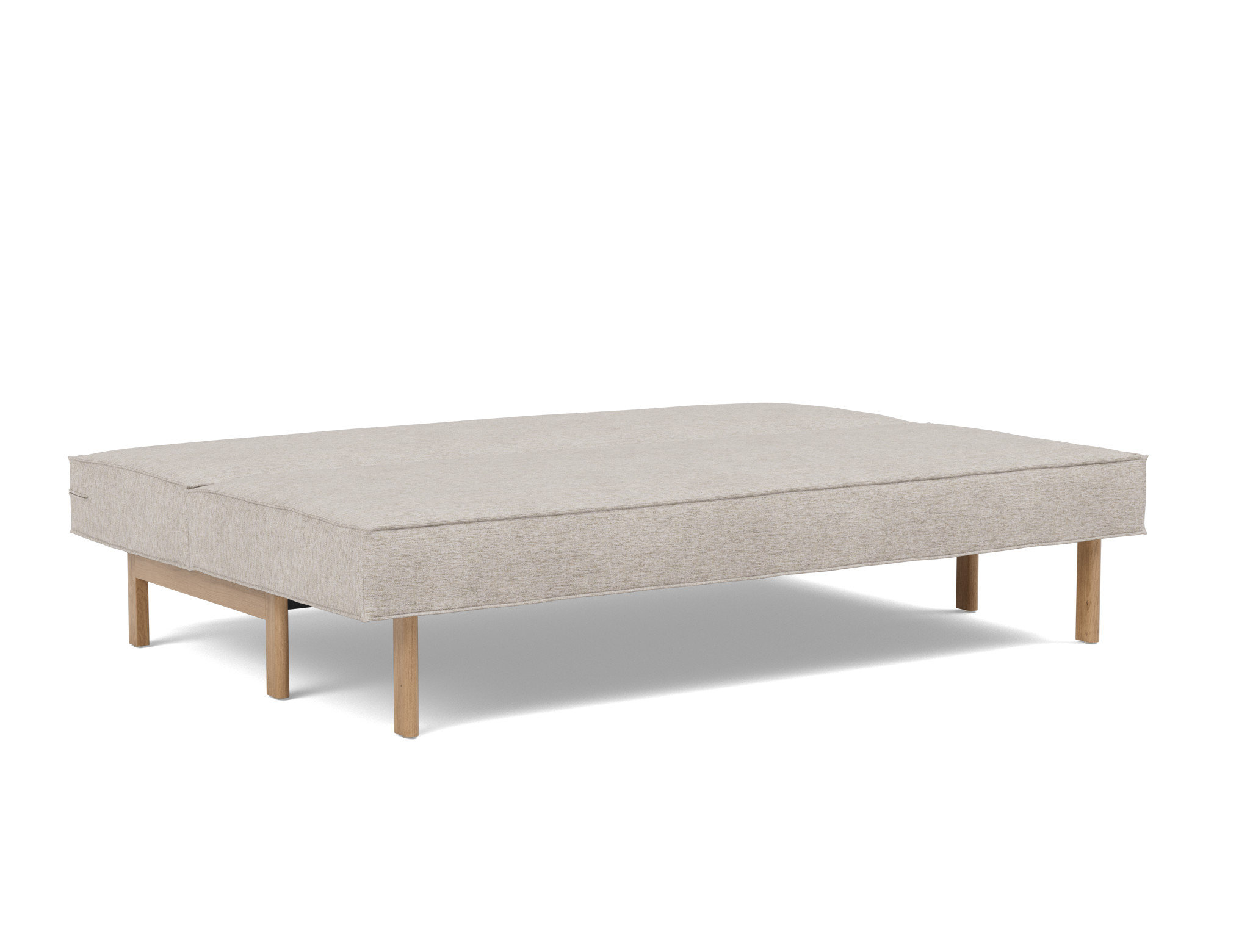 Schlafsofa Sly Chenille Yuveno 471-Sand Beine Eiche