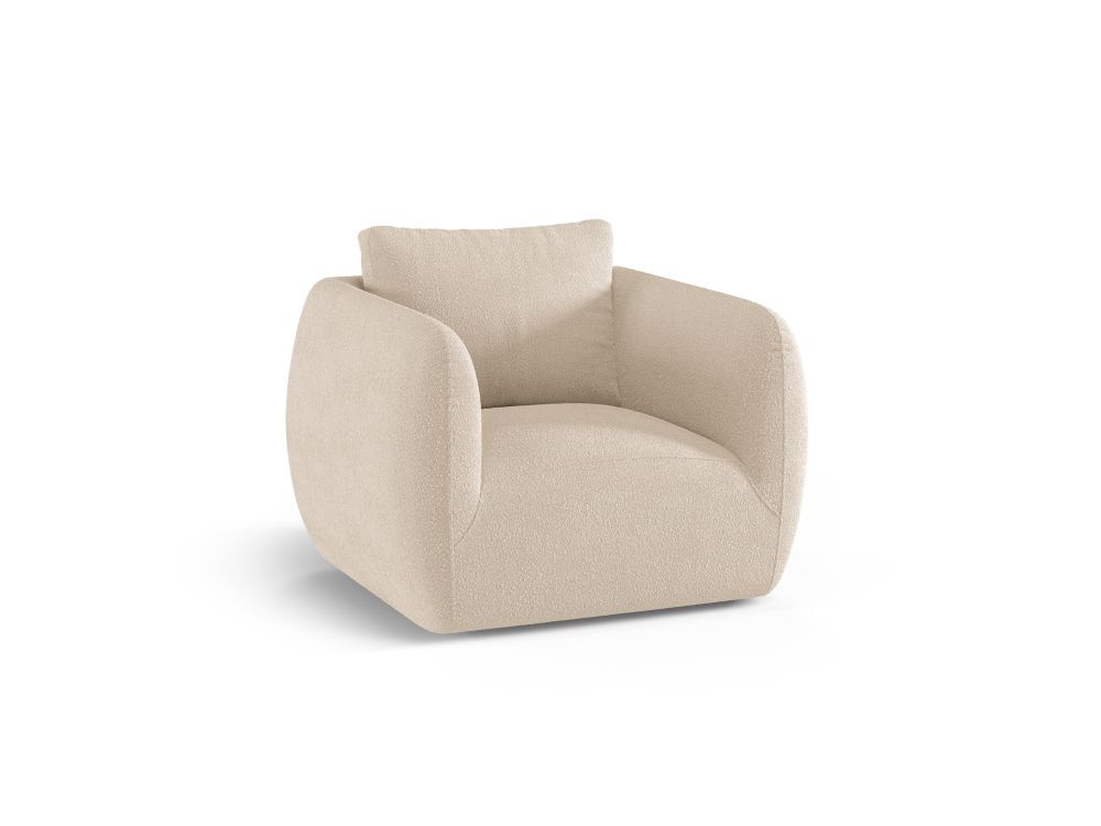 Cosmopolitan Design Sessel Nimes Boucle Baloo Beige