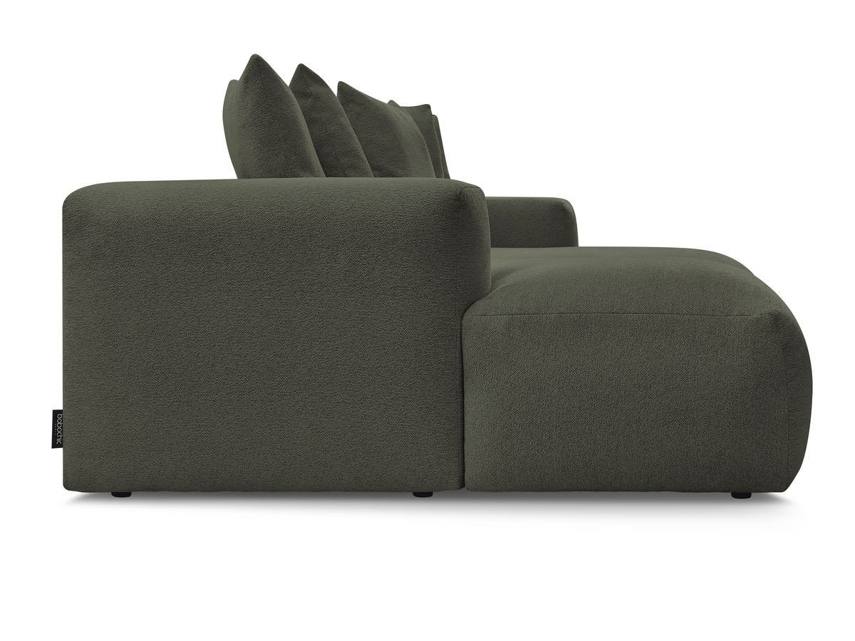 Bobochic Voltaire Sofa 4-Sitzer 248 × 170 cm Melange-Stoff Grün
