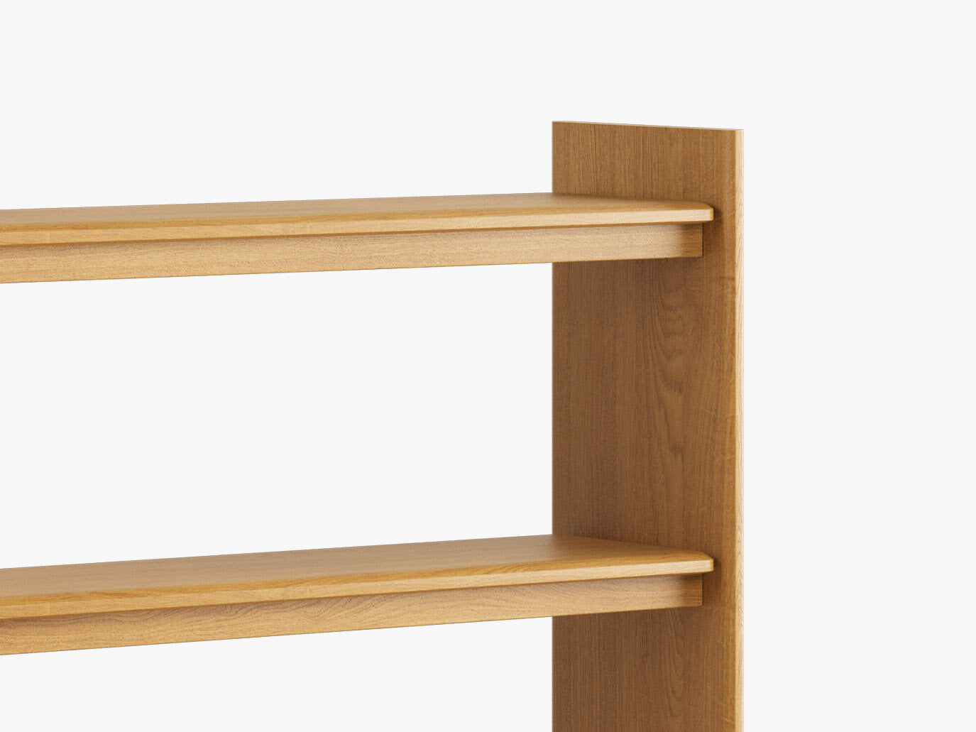 Micadoni Charlotte Bücherregal Eiche Natur 170 cm