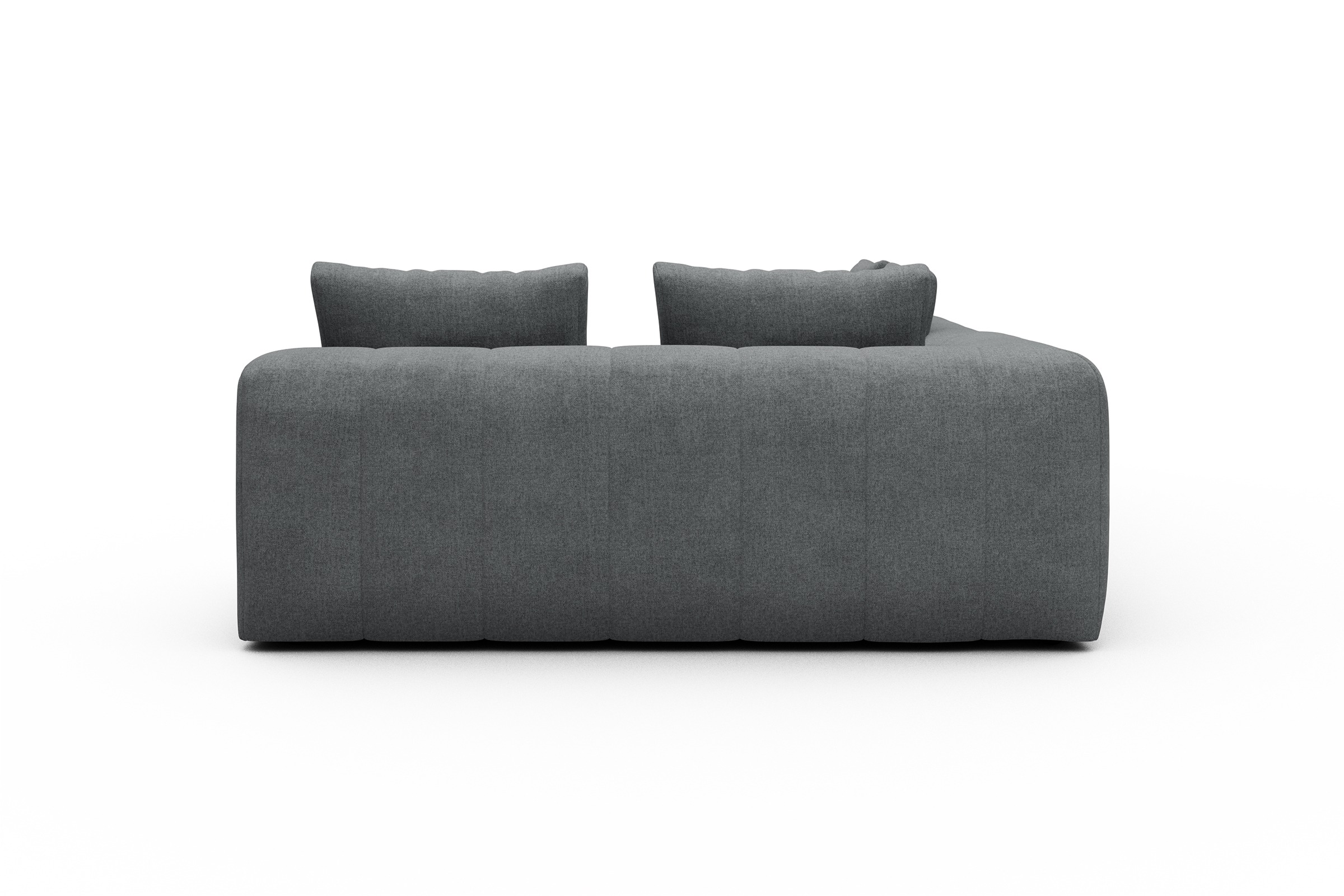 Ecksofa Hugo 2x 2,5-Sitzer Armlehne links Casone-Gravel-Grey