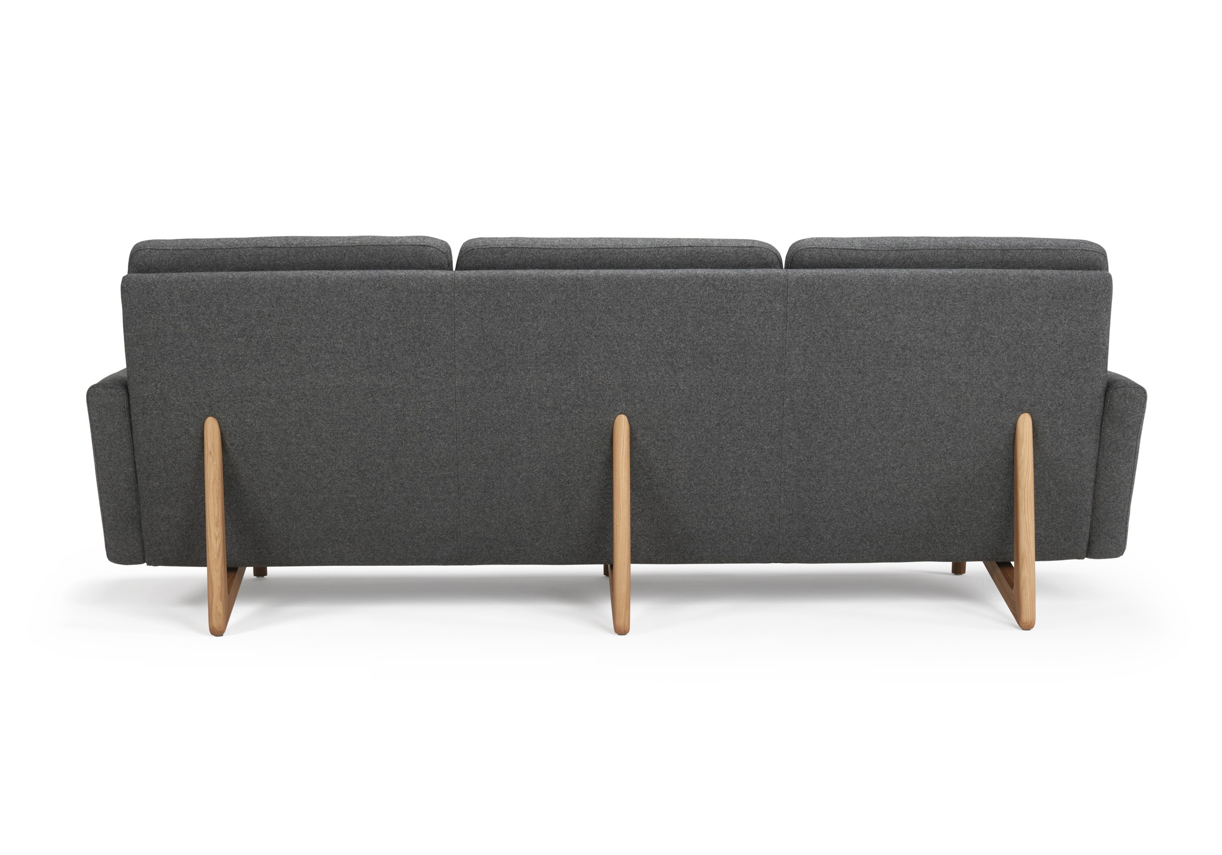 Sofa Arne 3-Sitzer Strukturierter Stoff Satya 441-Warm-Zinc