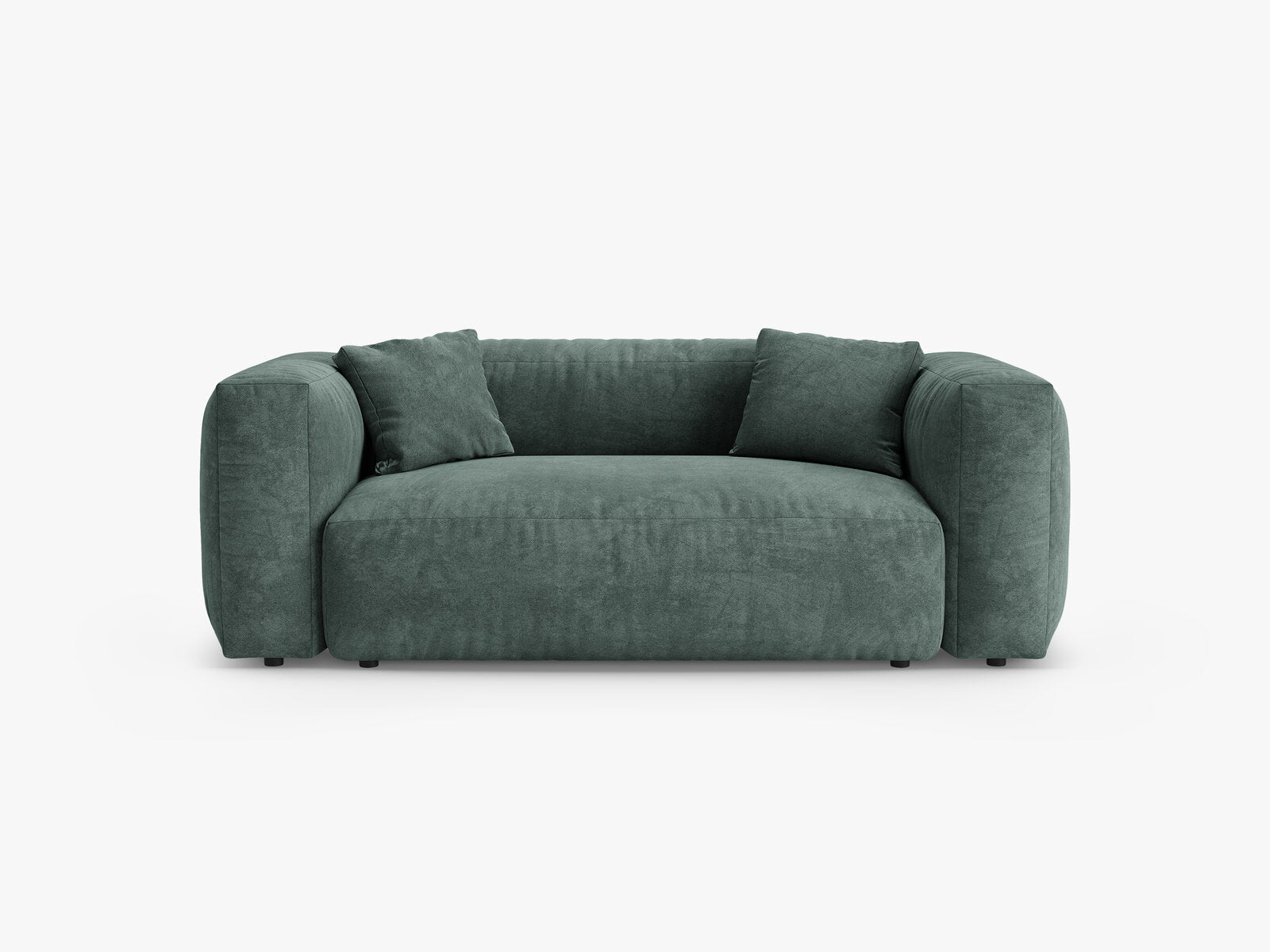 Micadoni Martina Sofa 2-Sitzer Samt Vogue Petrol