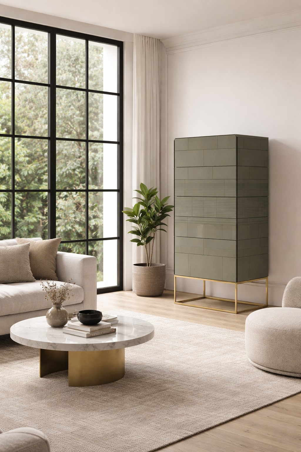 Livin Hill Highboard Rose Hill 59,5 cm