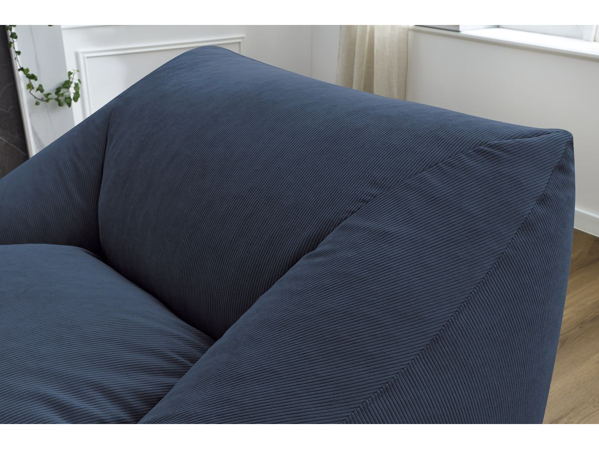 Bobochic Lilibet Pouf Cordsamt Dunkelblau