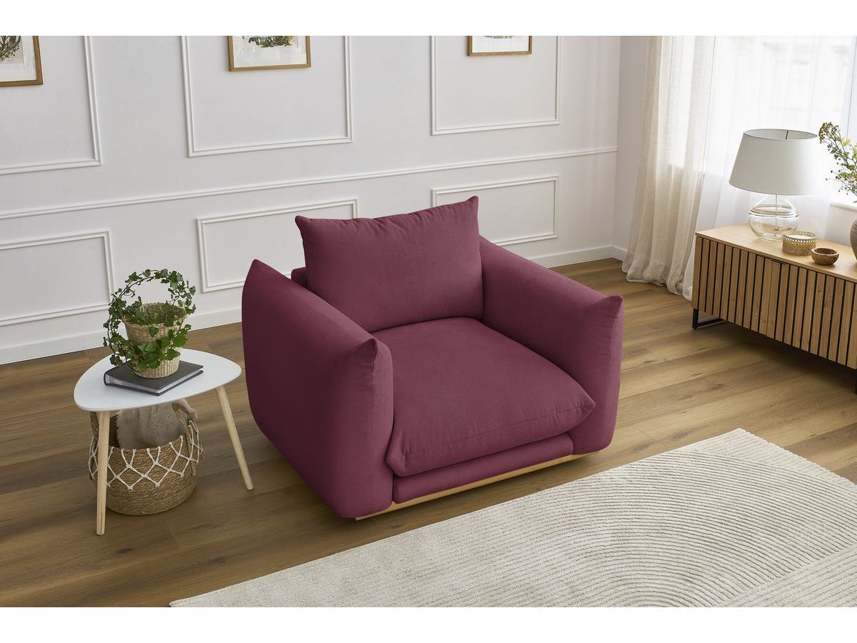 Bobochic Ernest Sessel Stoff Rot