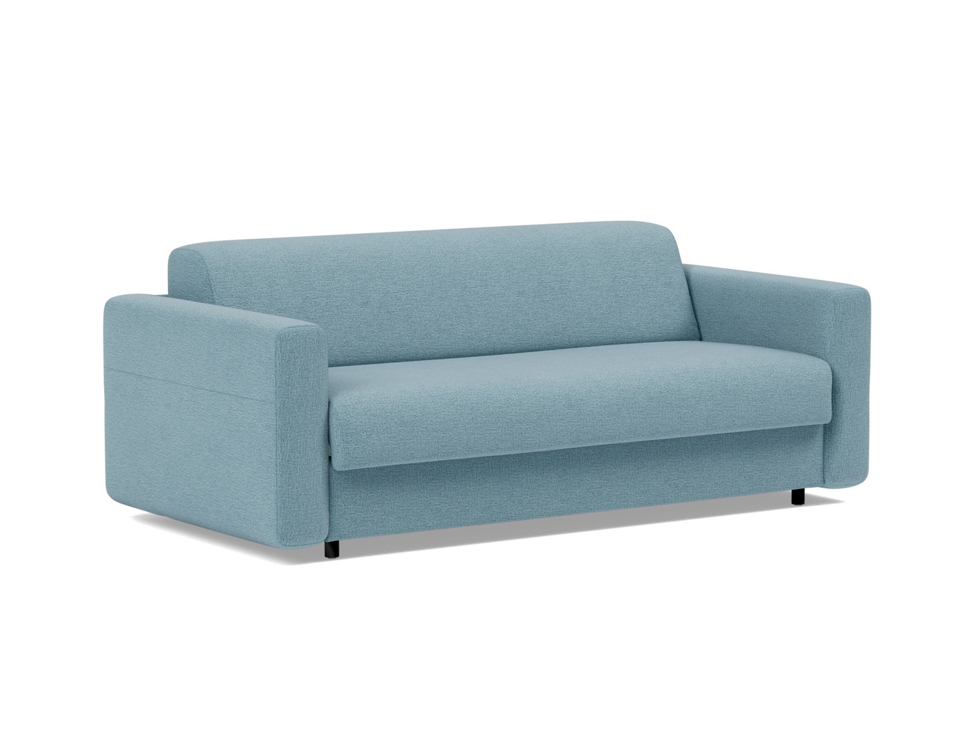 Schlafsofa Killian mit Taschenfederkernmatratze 140 Flachgewebe Mixed Dance 525-Light-Blue