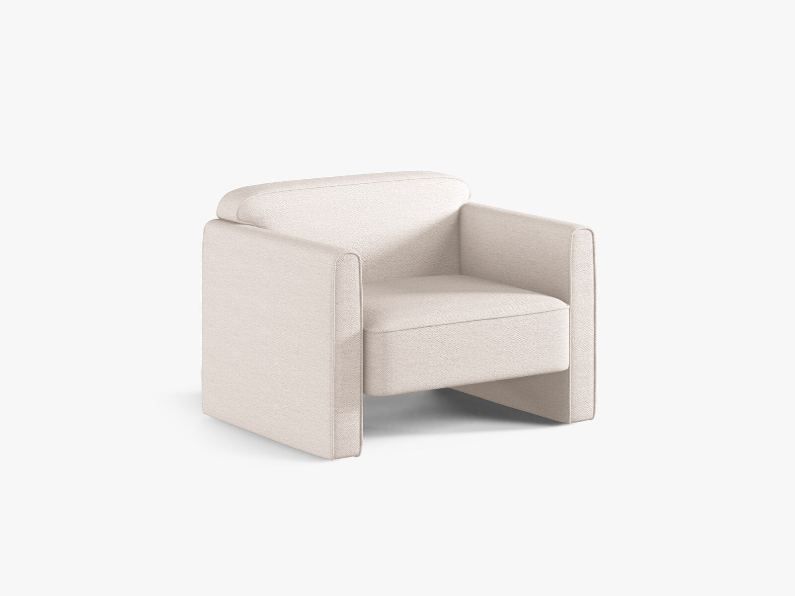 Micadoni Sessel Abby Strukturierter Stoff Heritage Beige