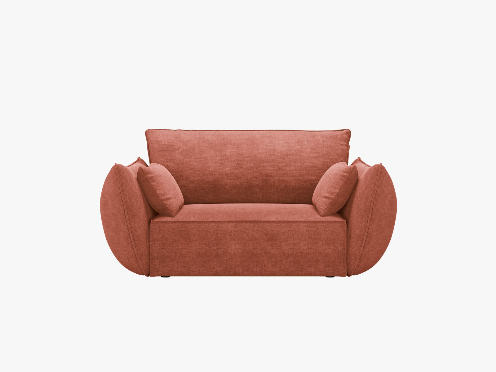 Micadoni Sessel Kaelle 1-Sitzer Chenille Over The Horizon Terrakotta