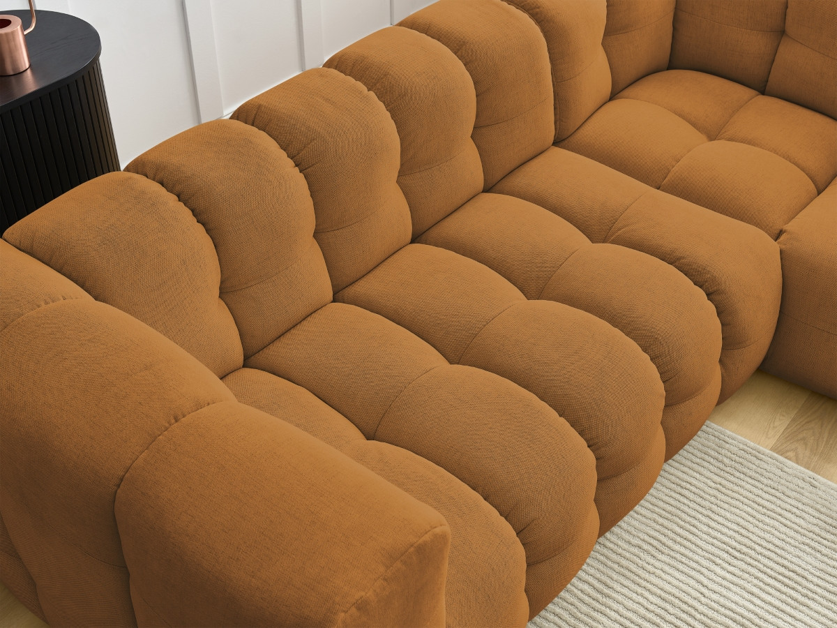 Bobochic Cloud Ecksofa 268 × 184 cm Stoff Gelb