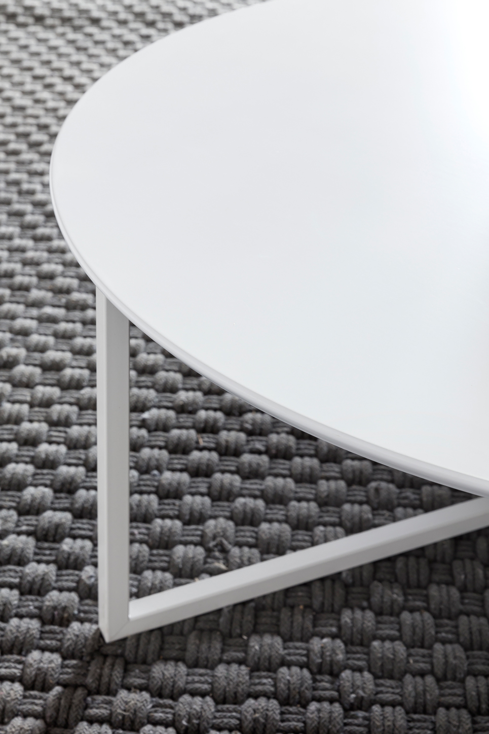 Couchtisch Styrso Weiß Ø 80 cm