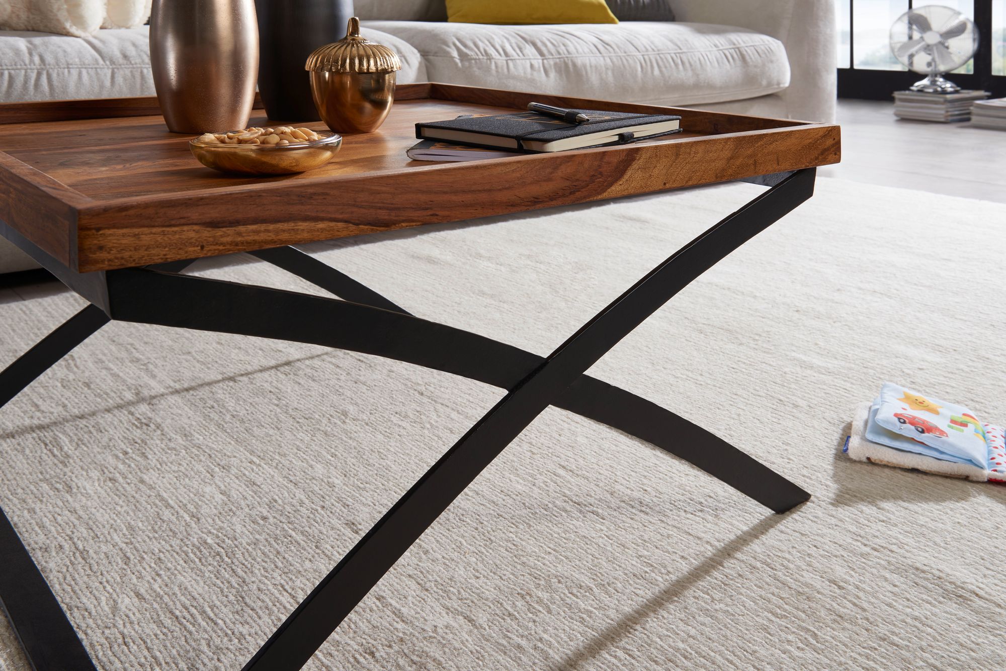 Couchtisch Blavand Sheesham Massivholz
