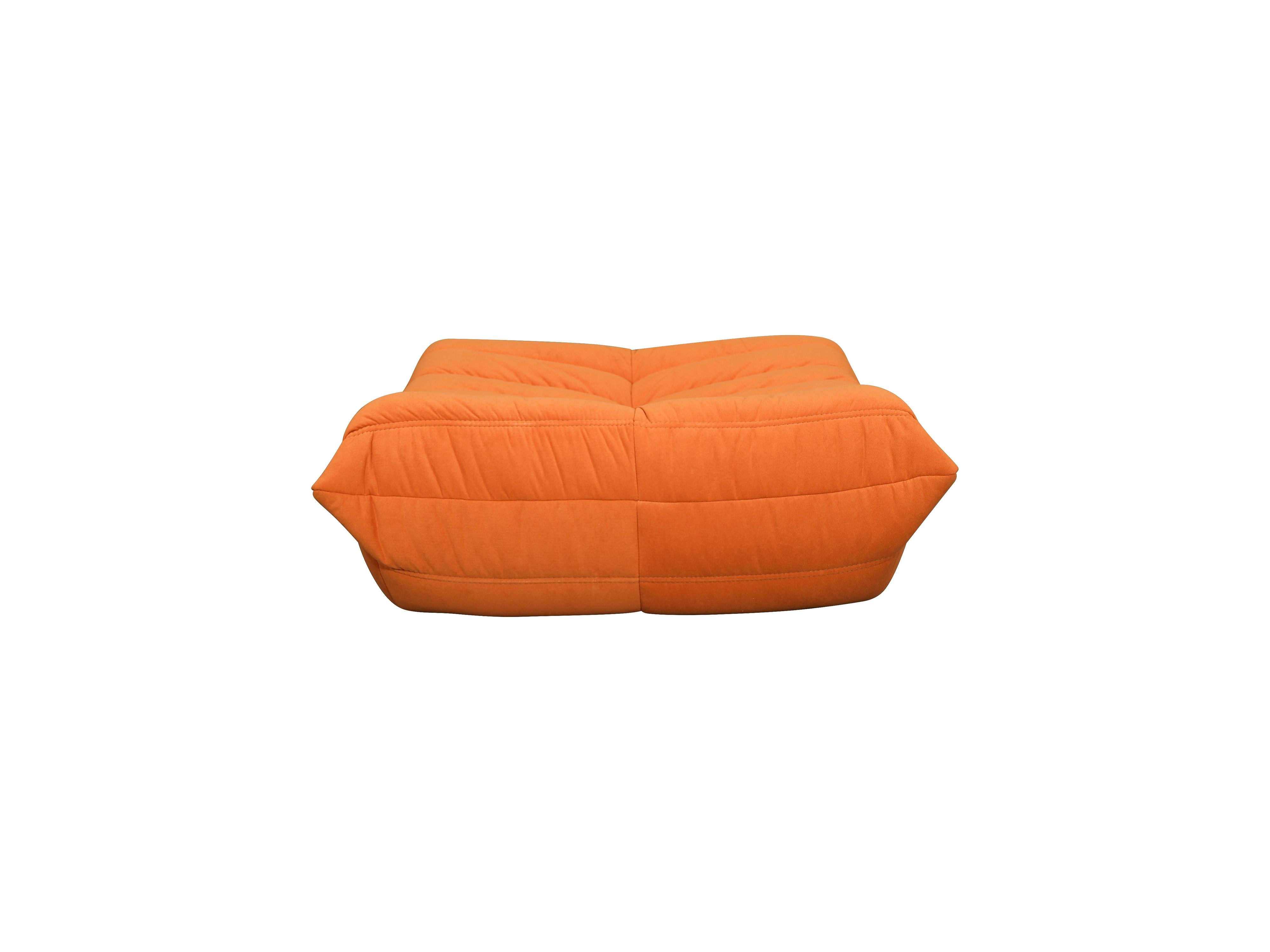 Livin Hill Set Nua: Sessel 87 cm + Fußhocker Gebrannte Orange