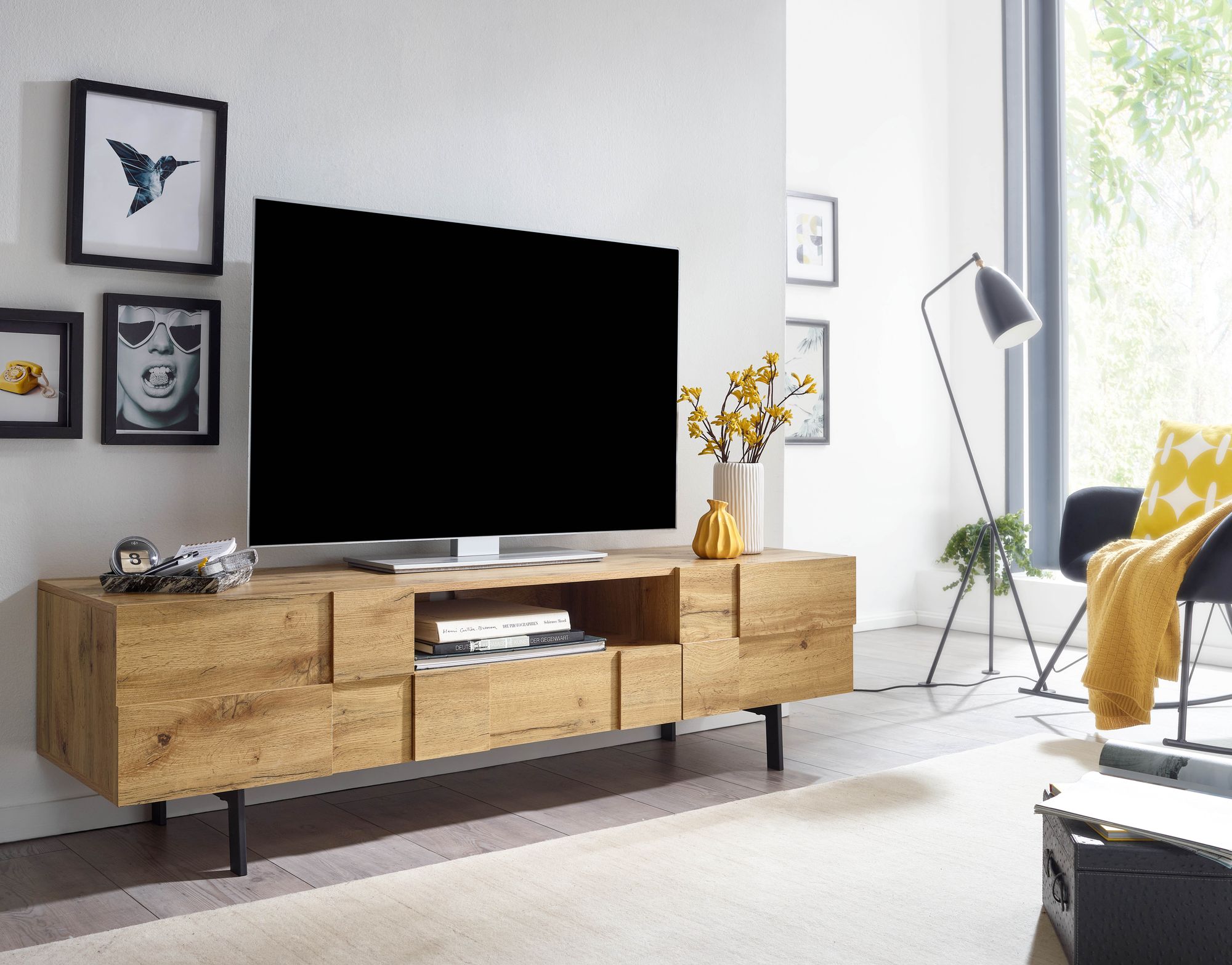 TV-Board Anholt Braun 160 × 43 × 46 cm