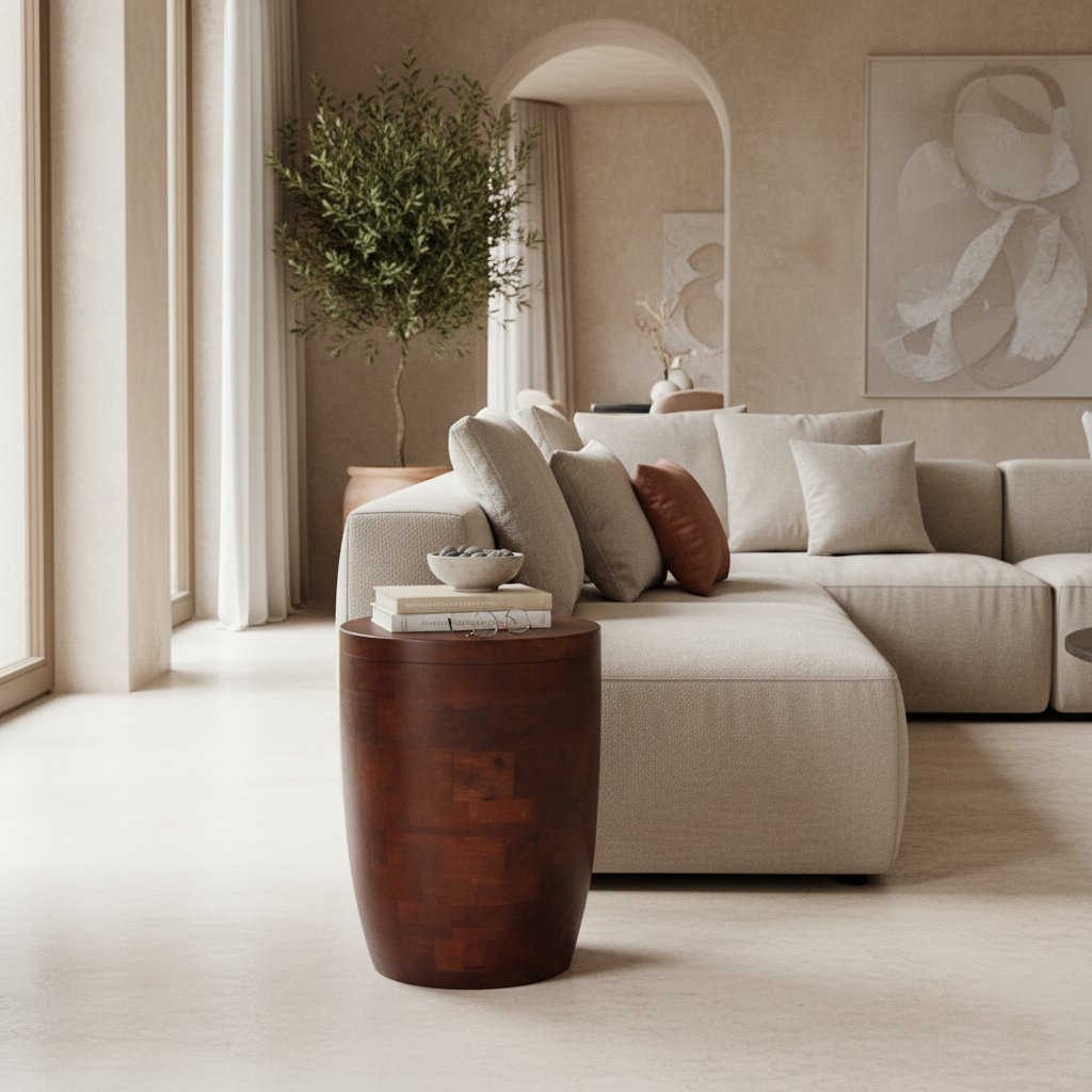 Raw Materials Hocker Pacific Mangoholz Tuvalu