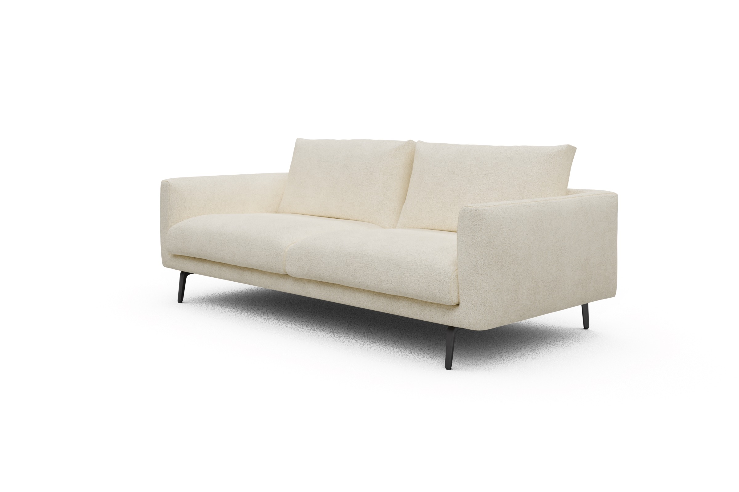 Sofa Karl 3-Sitzer Boucle-Off-White