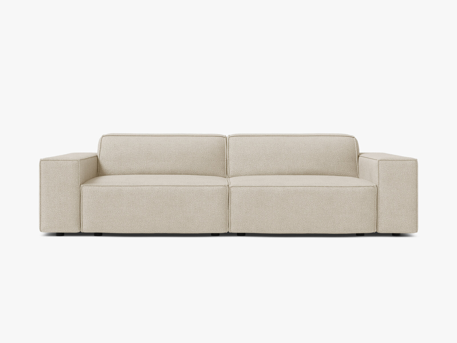 Micadoni 3-Sitzer Sofa Jodie Boucle Baloo Beige