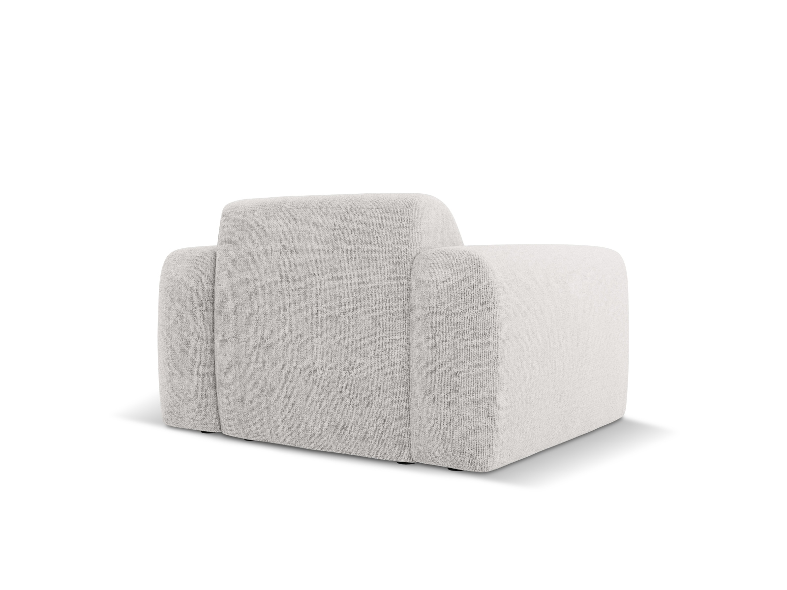 Cosmopolitan Design Sessel Nolio Chenille Haga Hellgrau