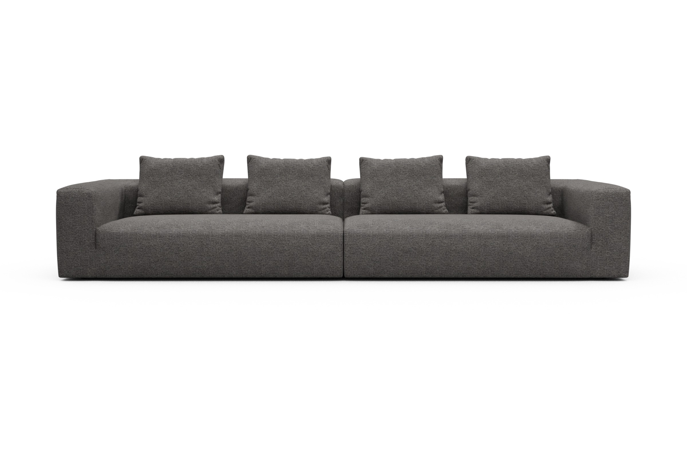 Skandi Home Modulares XXL Sofa Fred 5-Sitzer Carreno-Salt-and-Pepper moebelfaktor