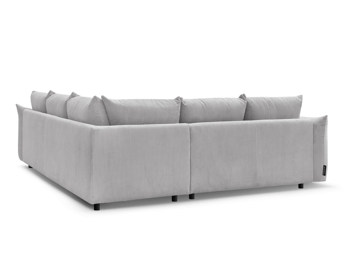 Bobochic Ernest Ecksofa Cordsamt Hellgrau