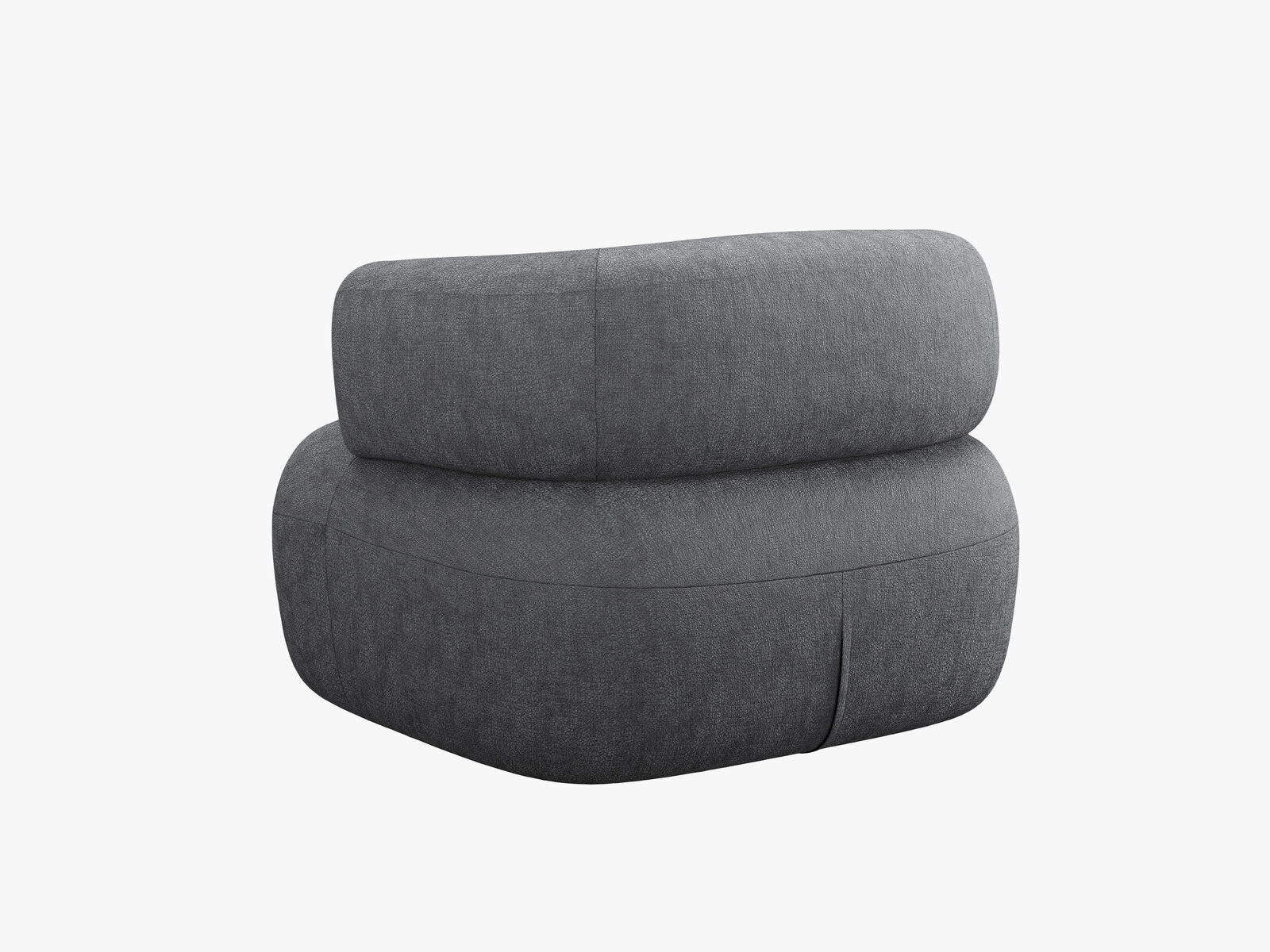 Micadoni Sessel Jenny Chenille Perfect Harmony Dunkelgrau