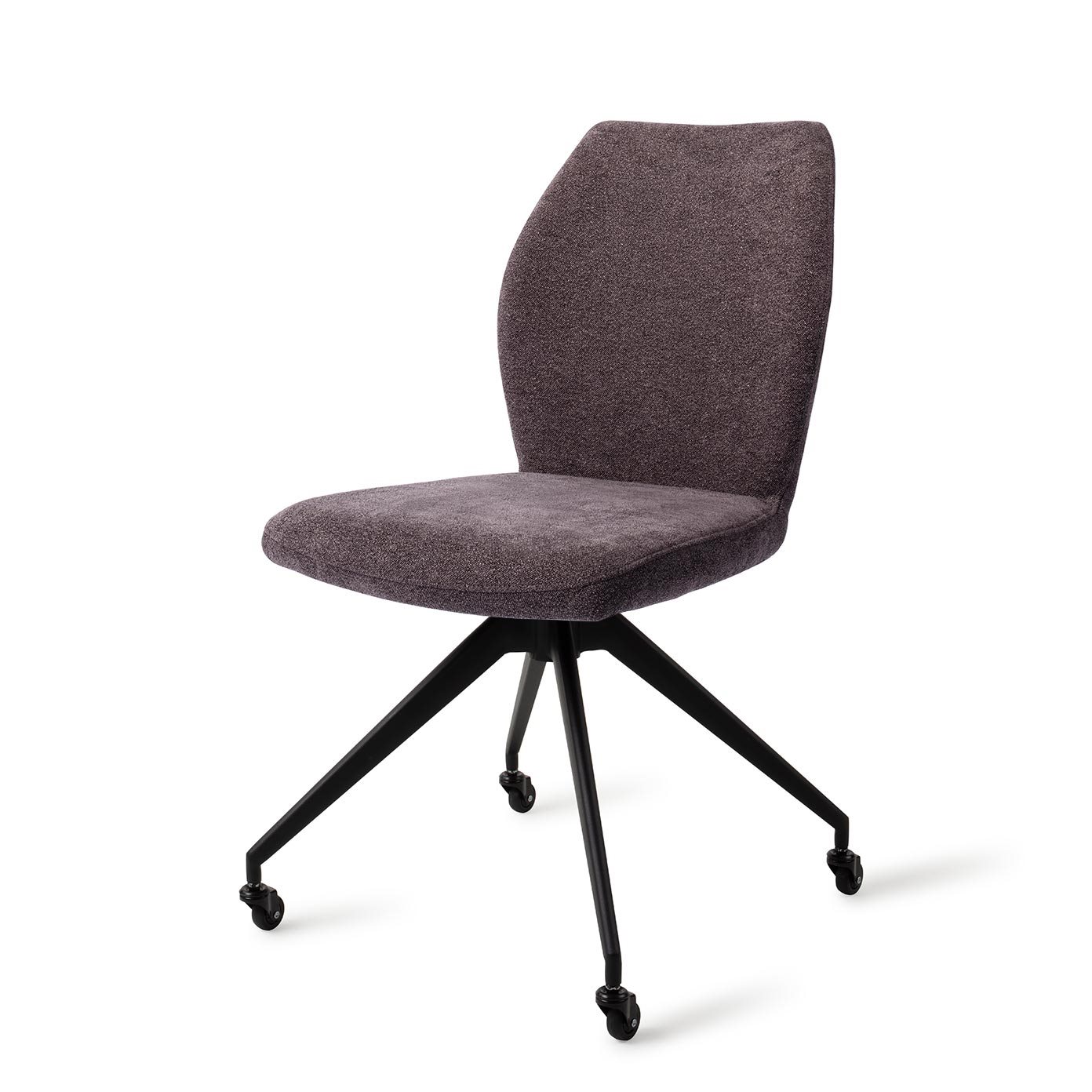 Jesper Home Esszimmerstuhl Ikata Almost Black Glide Schwarz