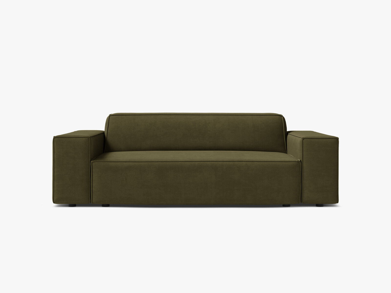 Micadoni Jodie Sofa 2-Sitzer Samt Bluvel Grün