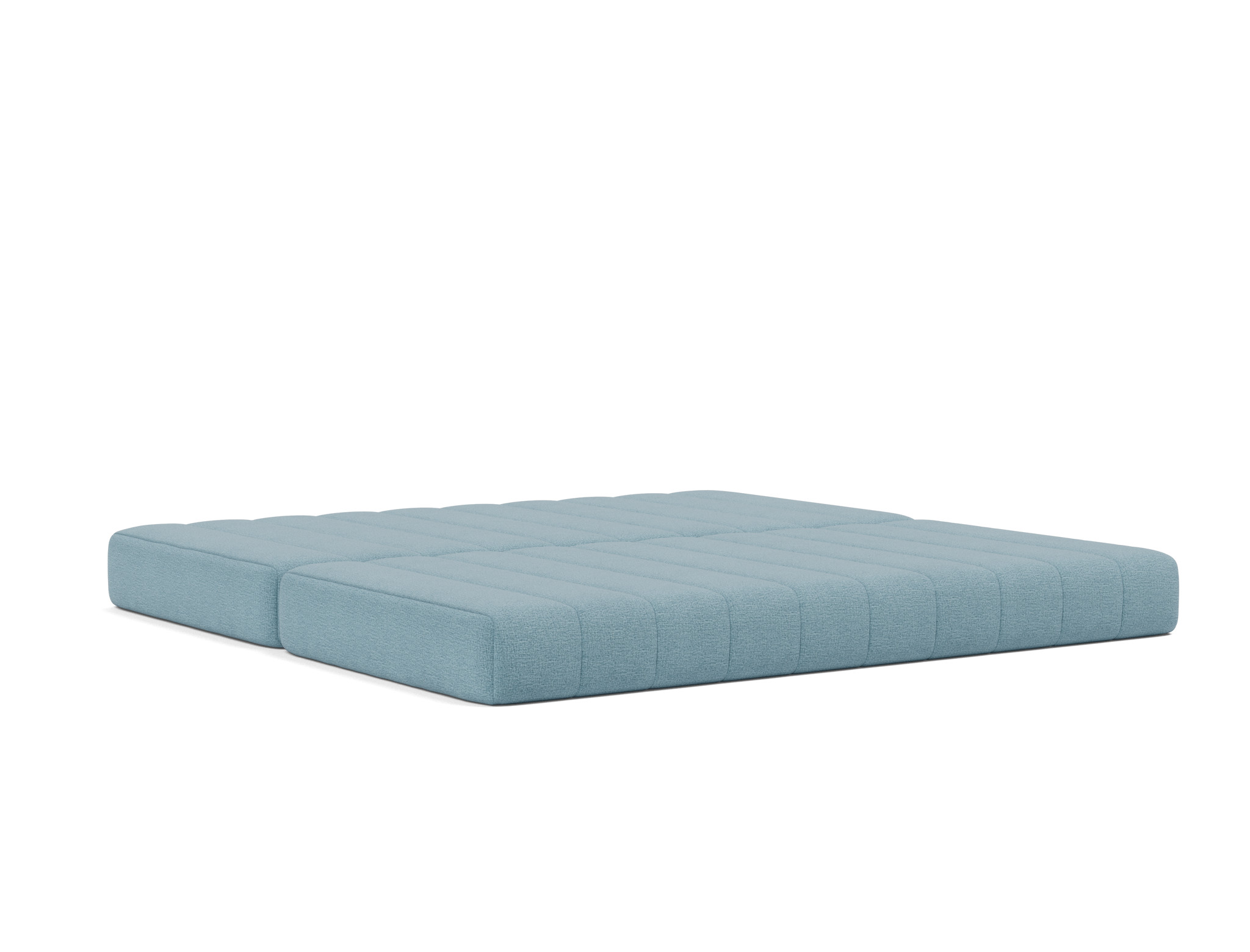 Schlafsofa CozyPad mit Armlehnen Flachgewebe Mixed Dance 525-Light-Blue